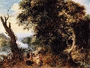 Abraham Govaerts Landscape with Diana Receiving the Head of a Boar Spain oil painting artist